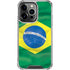 Brazil Flag iPhone 13 Pro Clear Case